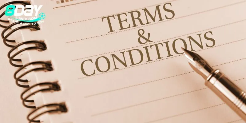 Điều Kiện Điều Khoản 4 Điều kiện điều khoản đăng ký tài khoản tại 8DAY